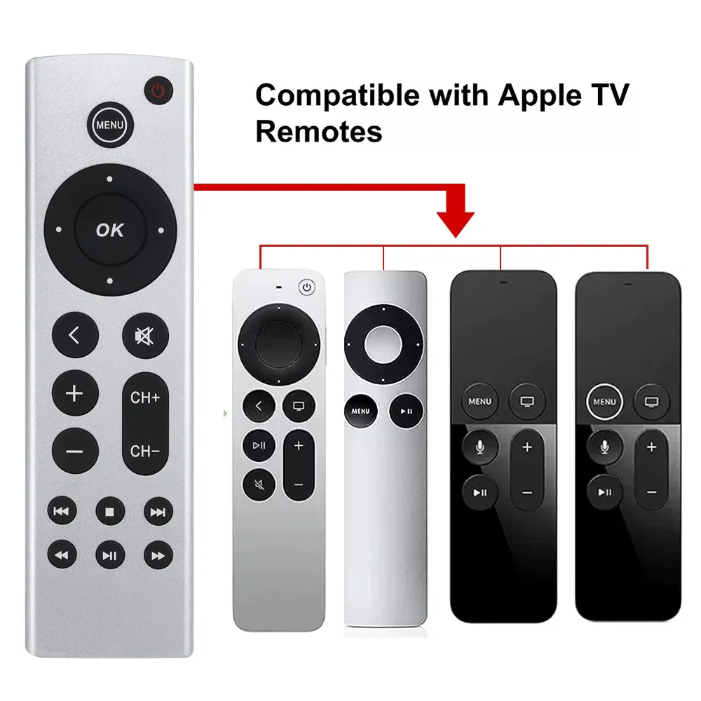 All-in-One Replacement Remote for Apple TV Devices: Enjoy