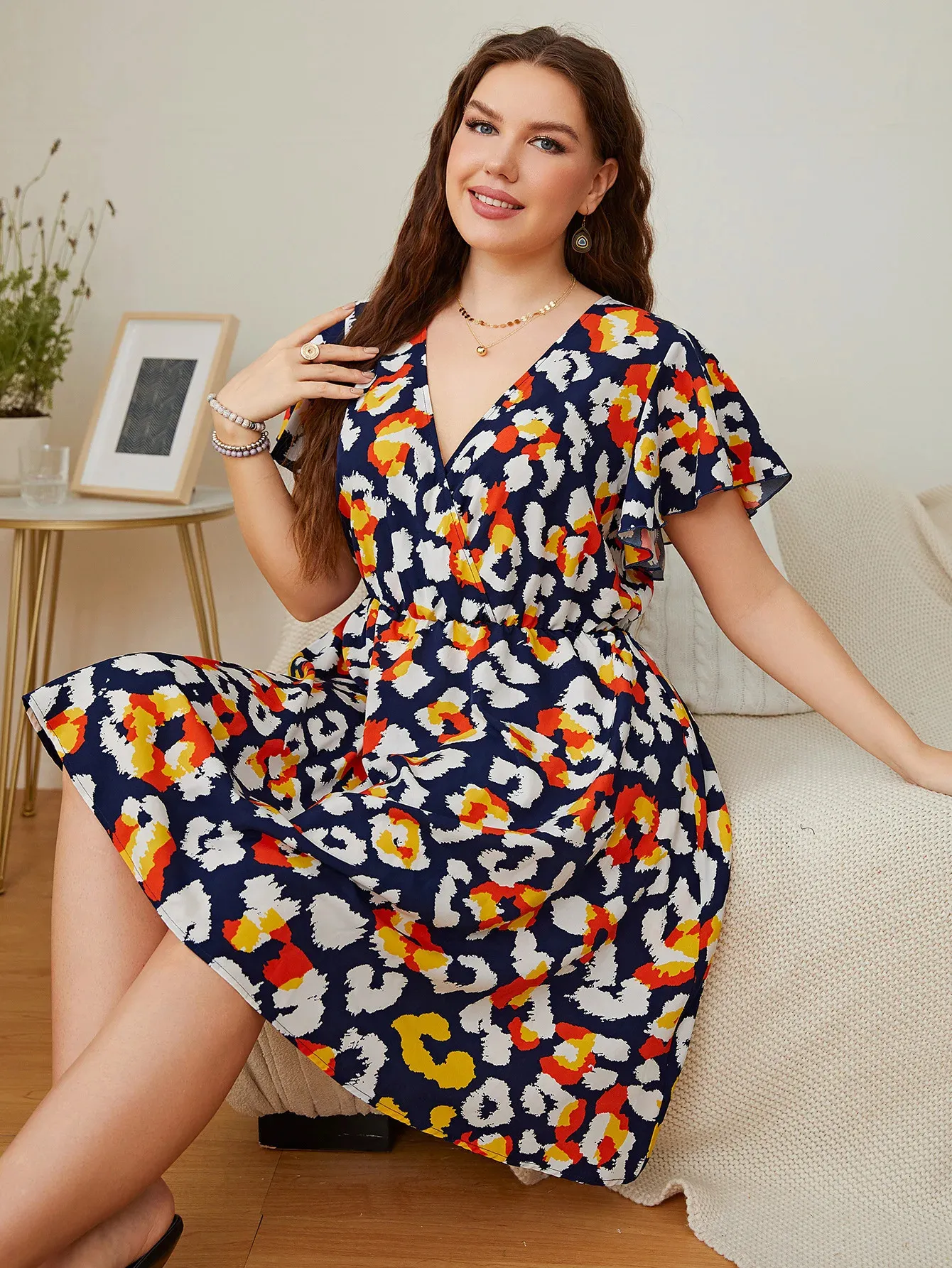 knee length one piece dress Marsoni M251S Cocktail Short Formal Knee Length Dress main image 1