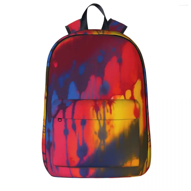 Mochila gotejeira de mochila Tiedye Mochilas meninas meninas bookbag infantil bolsas escolares desenho animado garotos mochila bolsa de ombro de viagem de grande capacidade