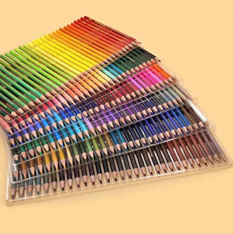 Crayons 48 / 72Colors Huile Bois Crayons de couleur Crayons aquarelle Sketch Sketch Drawing Crayon pour peinture