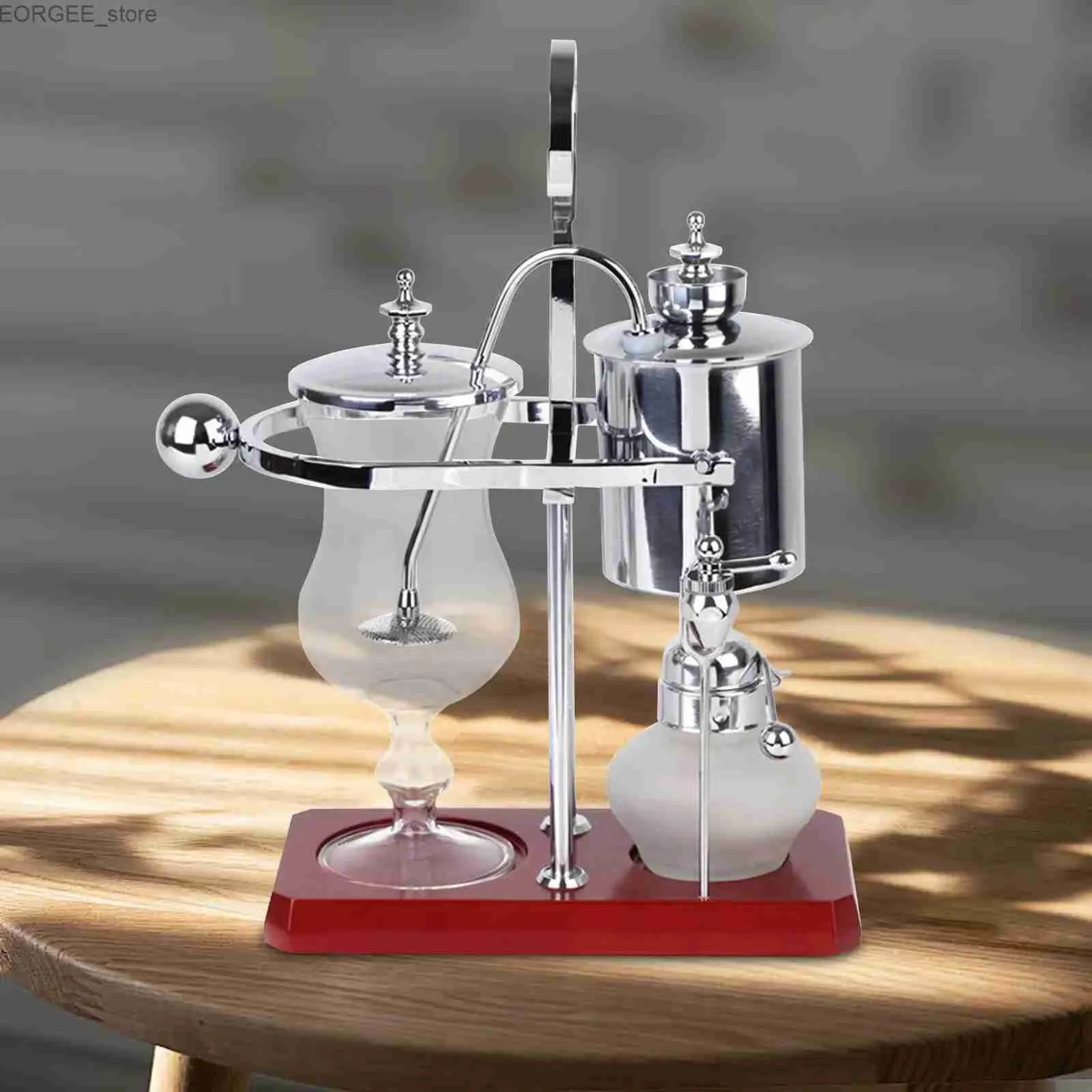 Coffee Makers Belgian coffee pot siphon coffee machine with manual luxury anti slip function Y240403