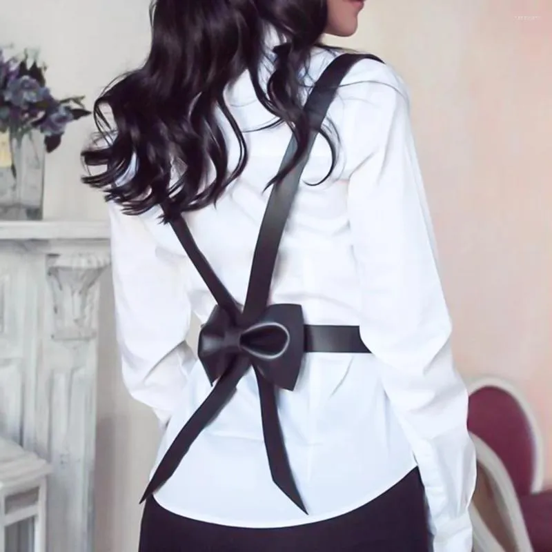 Robes décontractées ceintures de mode Uyee pour femmes Bowknot Body Harness Corset Pu leter Sous-socs