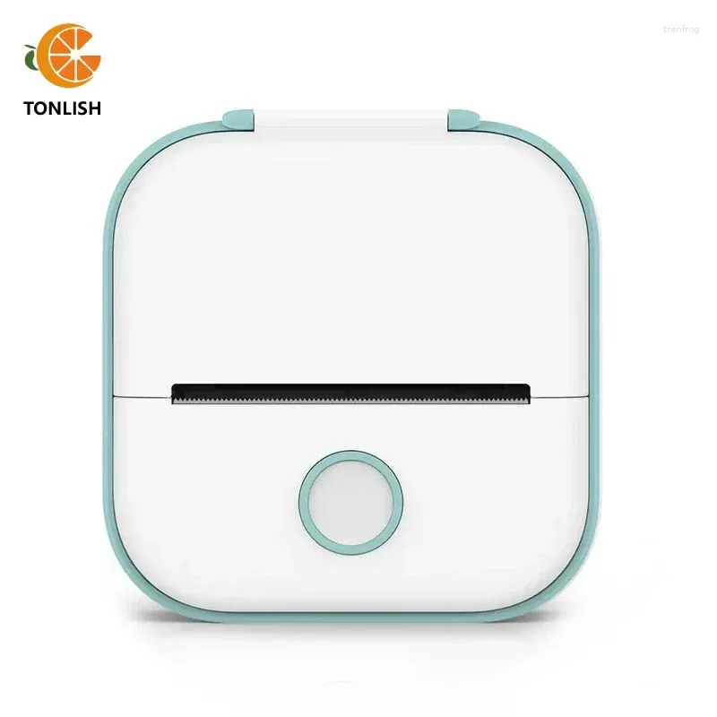 Mini stampante tascabile wireless bluetooth bluetooth etichetta insignificante inserita