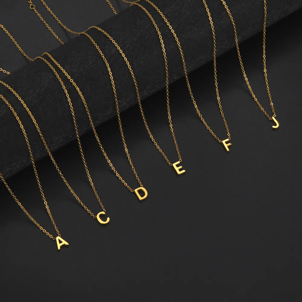 18K Real Gold‑Plated Stainless Steel Alphabet Pendant Necklace – Couple Initial Gift, Wedding & Birthday Jewelry Review