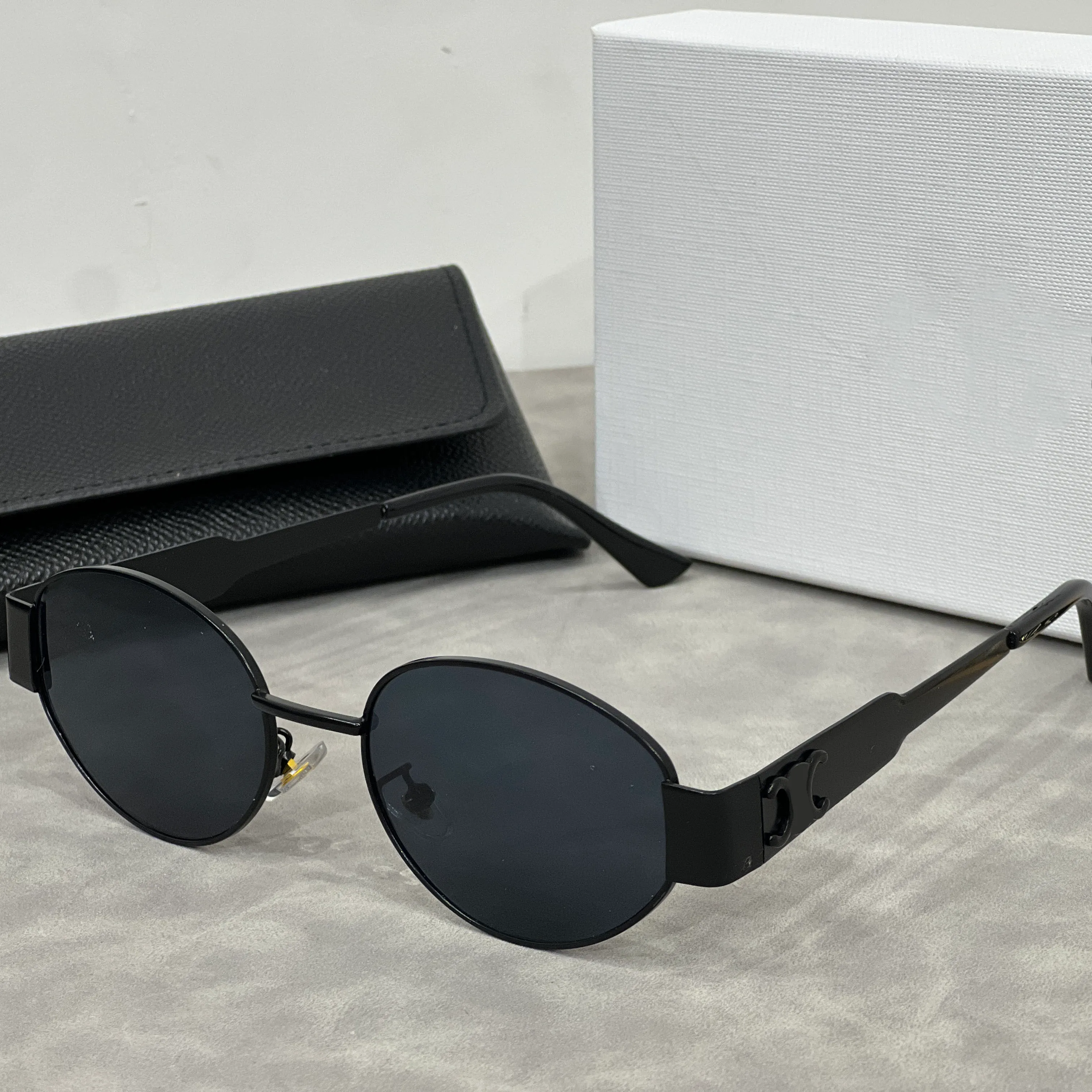 Lüks Tasarımcı Güneş Gözlüğü Erkek Kadın Güneş Gözlüğü Klasik Marka Lüks Güneş Gözlüğü Moda UV400 Gözlük Kutusu Retro Gözlük Seyahat Plaj Fabrikası Mağaza Mağazası