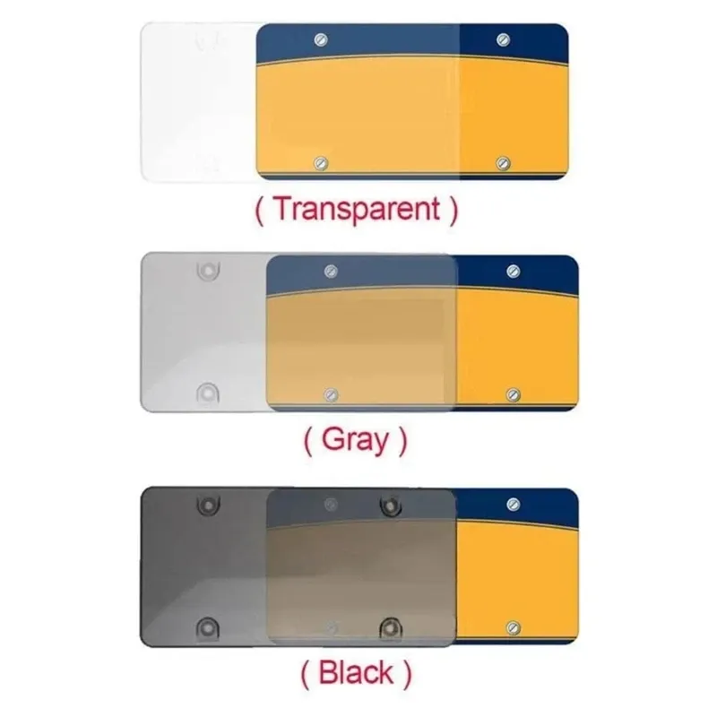 Save Big on Bulk License Plate Anti Camera Cover Reflective License Plate  Cover Anti Photo License Frame For Enhanced Privacy, Lightweight Design For 