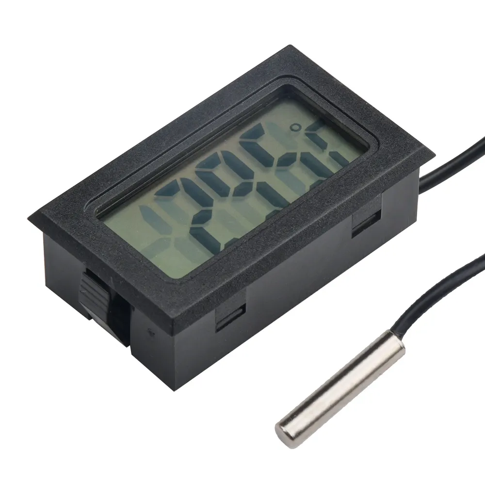 FY-10 LCD Thermomètre numérique Thermomètre Aquarium Aquarium Baignier Wath Temperature Tester Tester Monitor Capteur de température intégrée 1M 3M 5M