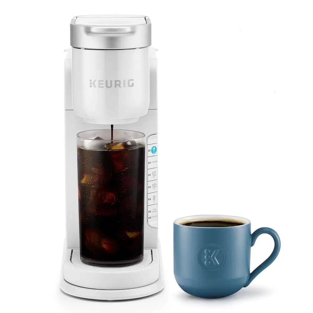 Keurig K -ED KED a tazza singola Hine Hine Caldo e Brewing a freddo - Bianco