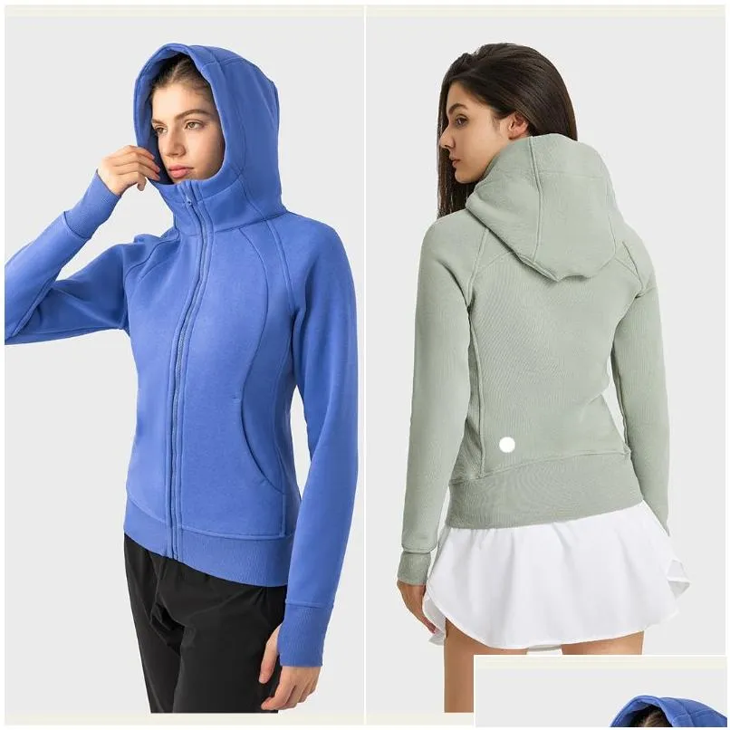 Yoga Outfit LL-DJ028 Brand Womens Übung Fitness Wear Hoodies Sportswear Outer Jackets Outdoor-Bekleidung Casual Adt Running Long Sleev otcta