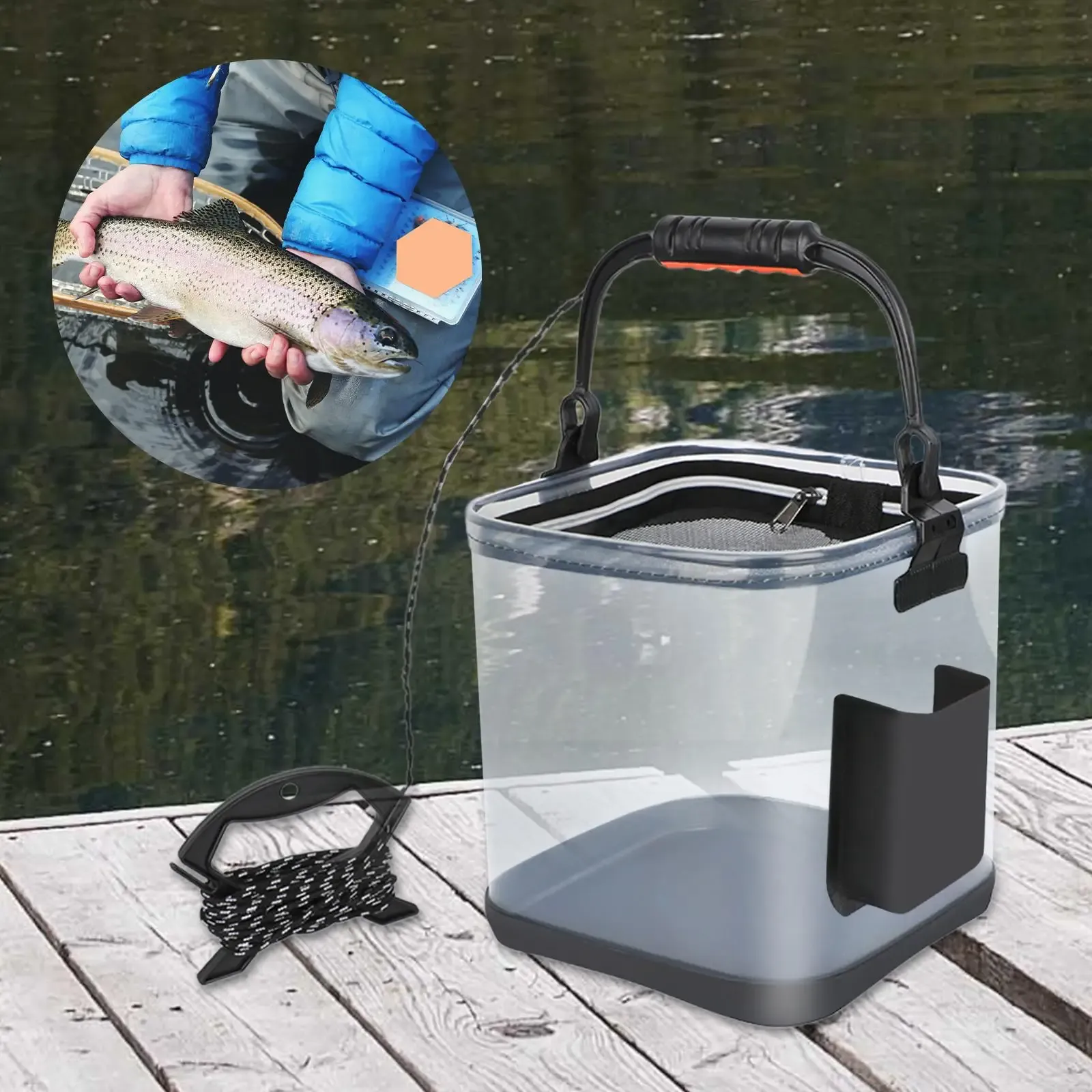 deck box for fishing pole StoreYourBoard Garage Organizer Holds 10 Fishing Rods, Tackle Box, Poles, Space-Saving Fishing Rod Rack with Shelves, 35 in x 17.75 in x 17.75 in : Sports & Outdoors material_weight::Heavyweight Color:Navy Blue Permi-Step 3 Position Bank 79L x 20W x
