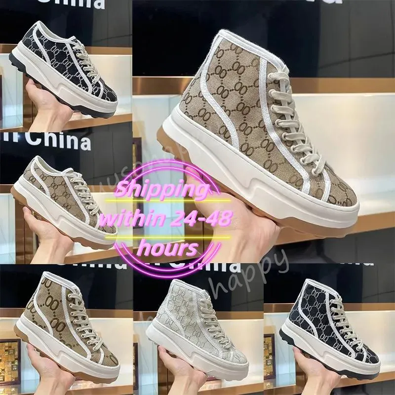 Tennis 1977 Designer Shoe Matching Retro Thick-soled Canvas Shoes Women Lovers Muffin BottomCasual Fashion Sneakers