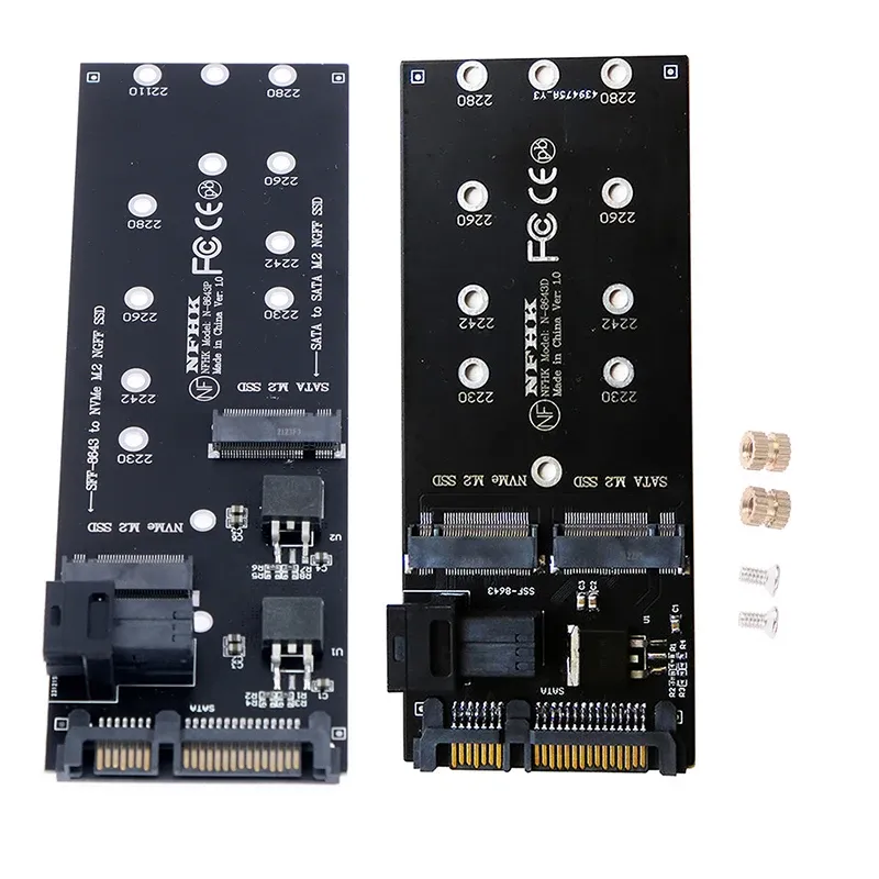 22Pin SATA Adapter SFF-8643 to M.2 NGFF M-Key for Slimline SAS