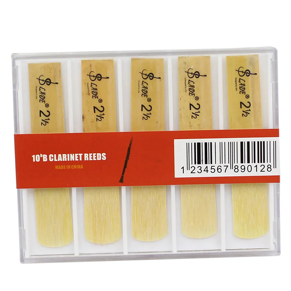 10Pcs Bb Clarinet Reeds Traditional Reeds With Thinner Vamp Cut