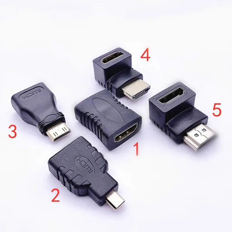 Nuevo Cabezal de conversión directa 2024 90 grados 270 grados Ángulo recto HDMI compatible con HD Mini/Mirco Revolution- Para ángulos rectos en ángulo recto