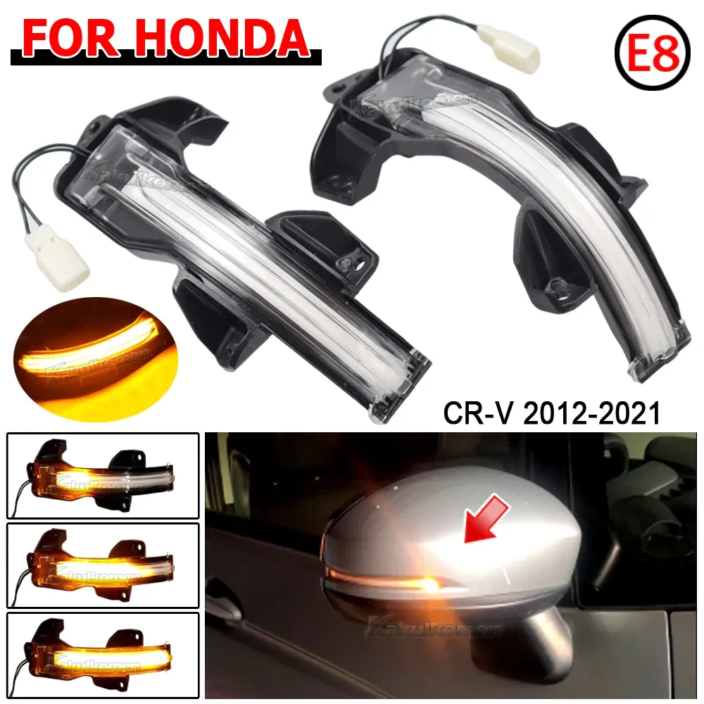 Für Honda CR-V CRV Dynamic Blinker LED-Blinker-Seitenspiegel-Licht Indikator 2012 2014 2015 2016 2017 2018 2019 2020 2021
