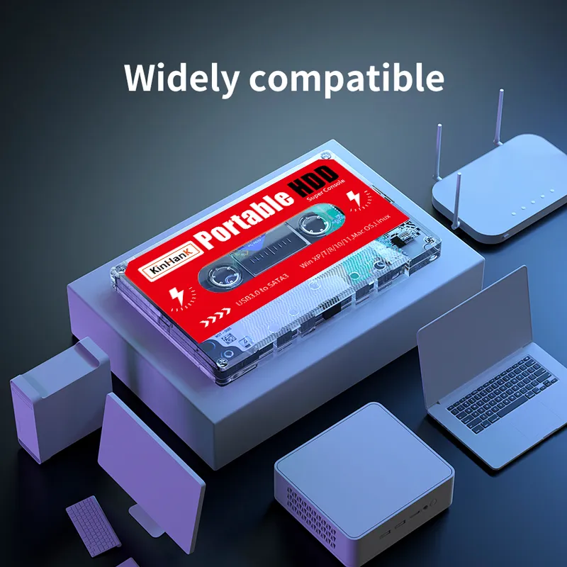 Kinhank Super Console X Batocera 2TB Hard Drive with 110000+ Retro