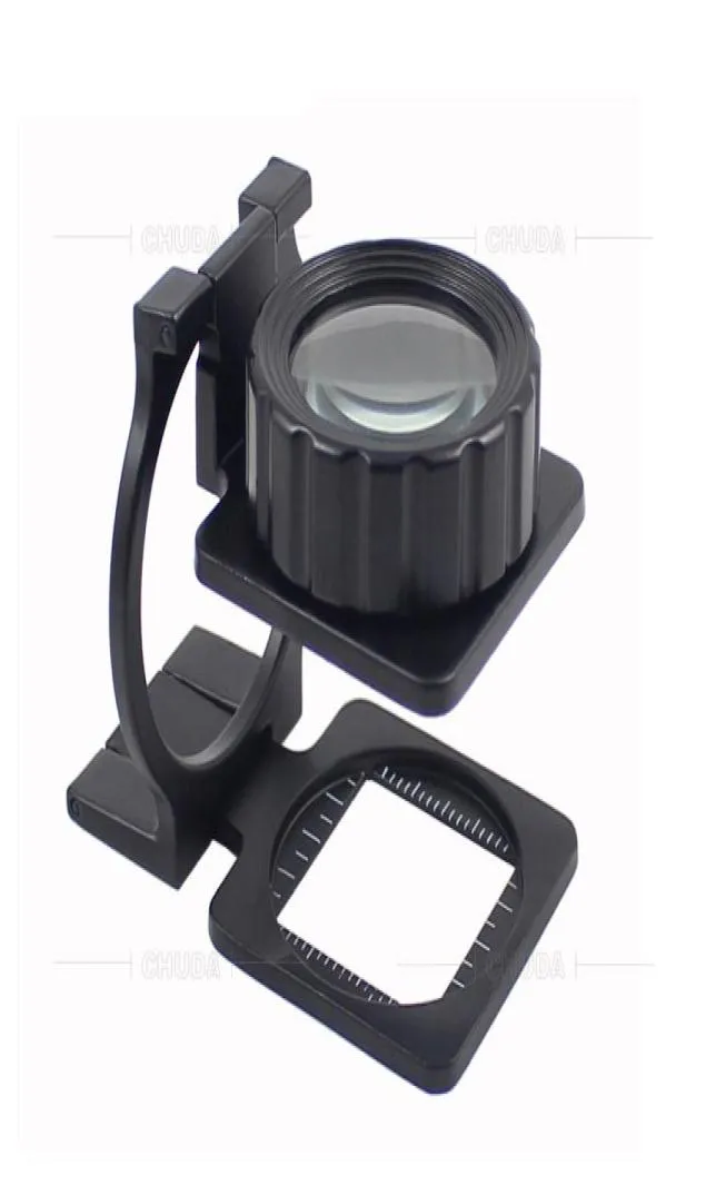 Magnification 15x Microscope Loupe Lamp Magnifier LED Illuminated Printers Loupes Magnifying Glass Lights Tester8348037