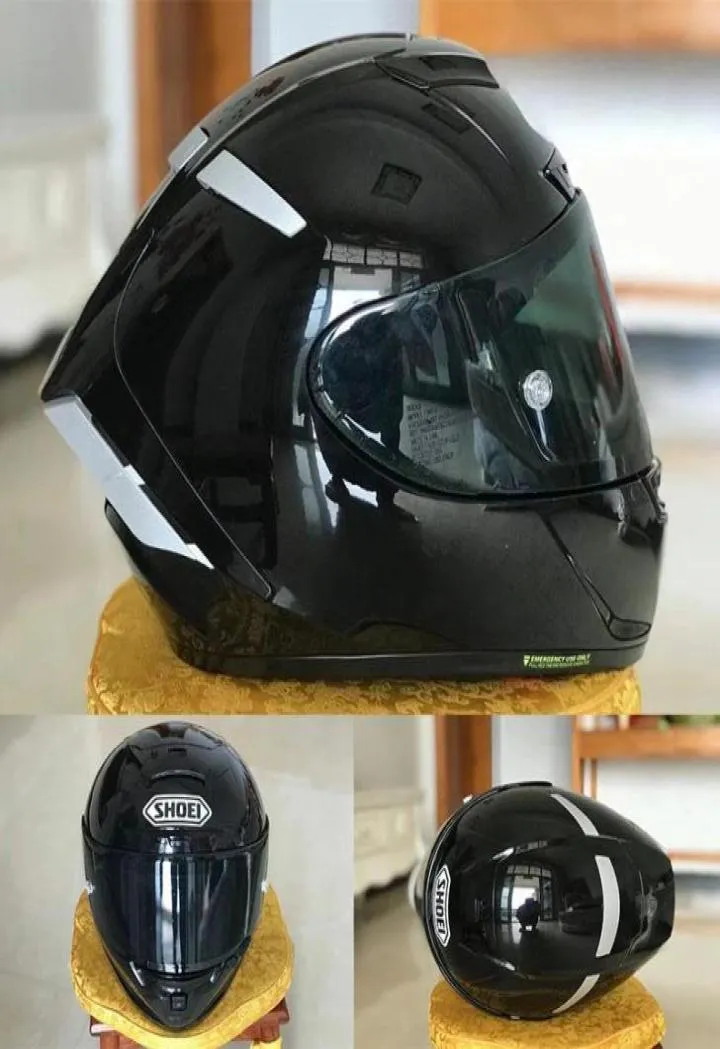 Capacetes de motocicleta Capacete de corrida Full Face Racing Casco de Motocicle Shoei X14 XFourteen R1 Edição Black CapacetemotorCycle3984426