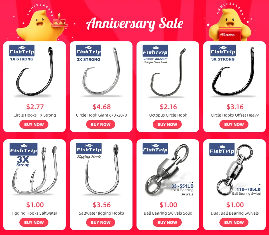 FishTrip Saltwater Inline Circle Hooks 3X Strong... From Ddmyhome, $16.13 | DHgate.Com FishTrip Saltwater Inline Circle Hooks 3X Strong... From Ddmyhome, $16.13 | DHgate.Com