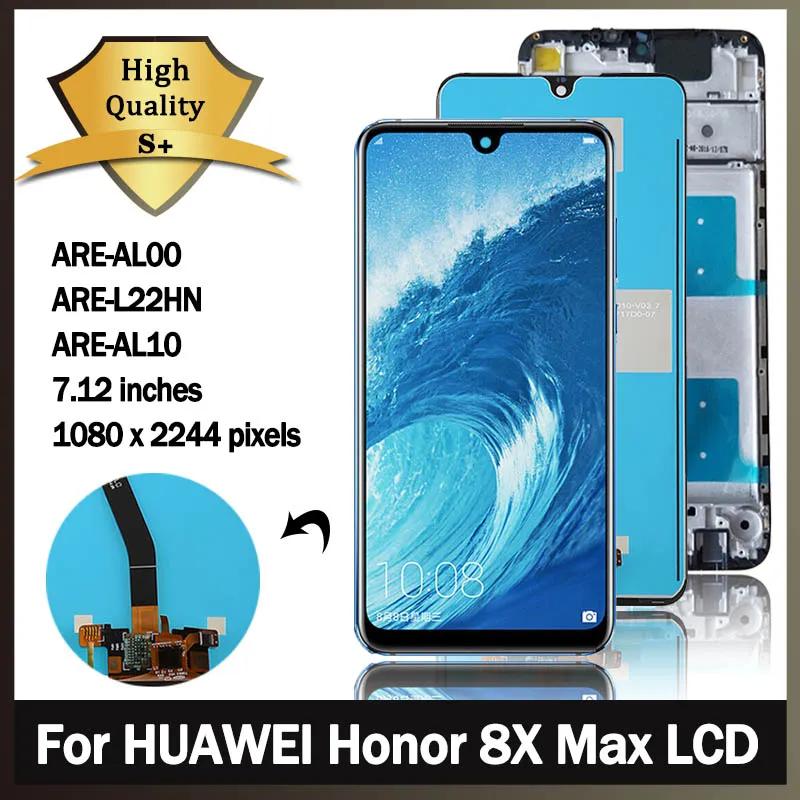 Honor 8X Max LCD Display Touch Screen Replacement, Digitizer