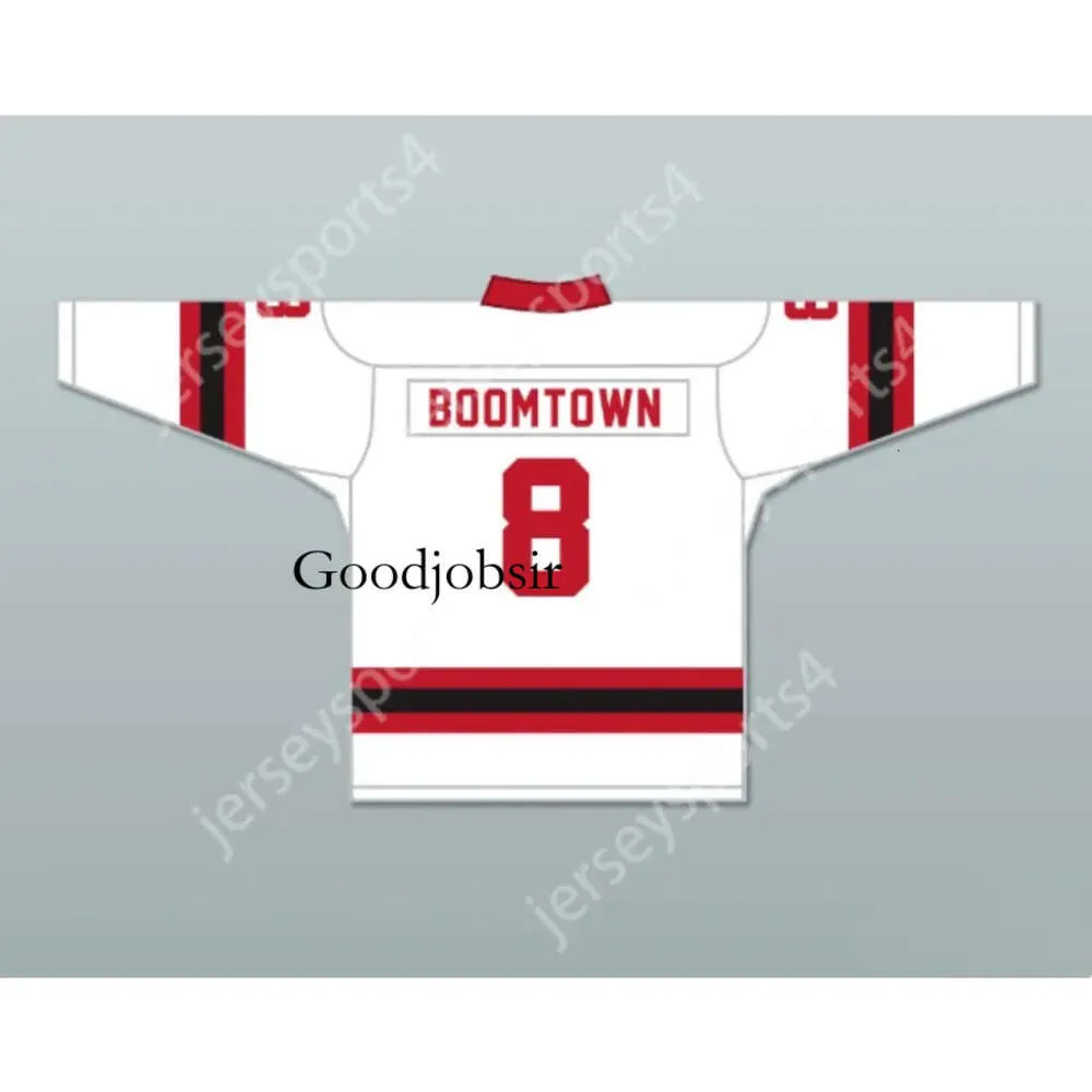 Gdsir personnalisé blanc BOOMTOWN 8 LETTERKENNY irlandais maillot de HOCKEY alternatif nouveau haut Ed S-M-L-XL-XXL-3XL-4XL-5XL-6XL