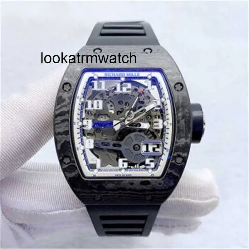Männer Watch Richarmill Watch Mens and Watches Serie Armbanduhren Japan Limited Edition 50 Automatische mechanische Seite Titanmänner Uhr