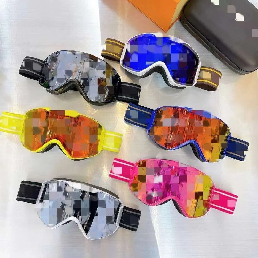 Luxury léger, lunettes haut de gamme à la mode, boîte cadeau de protection de ski à la mode