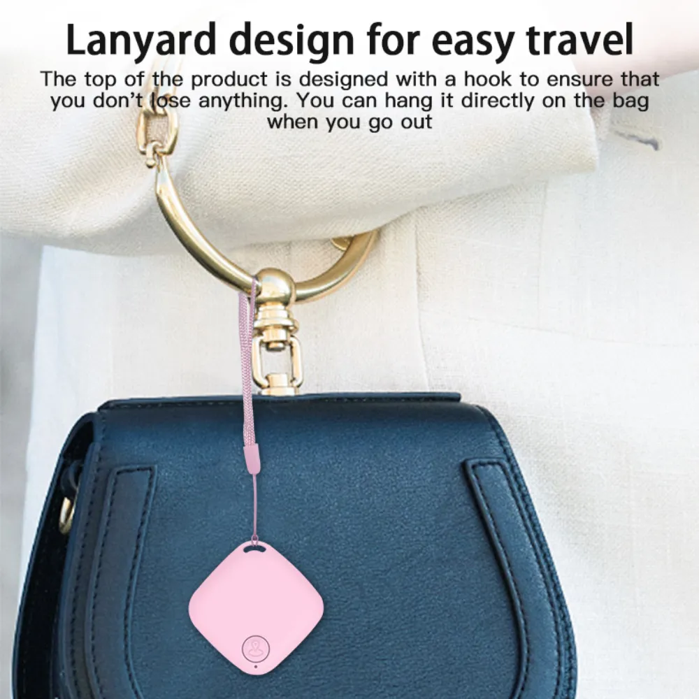 Mini Wallet Key Mini Anti Lost Alarm Wallet KeyFinder Bluetooth Tracker Keychain GPS ...