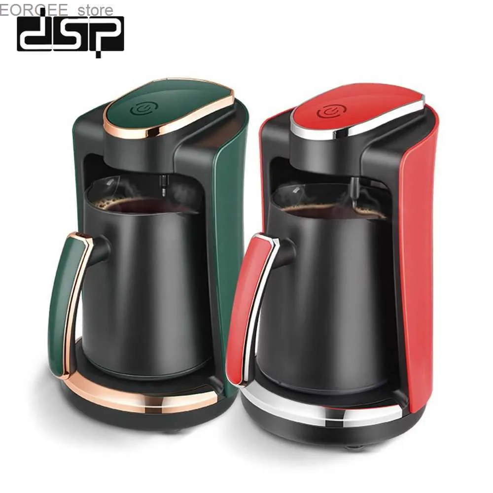 Caférales DSP DSP Machine de café automatique Aluminium Mocha Espresso Pot Coffee Pot Mocha Pot 4 tasses 250 ml Coffee Café électrique Stovetop Y240403