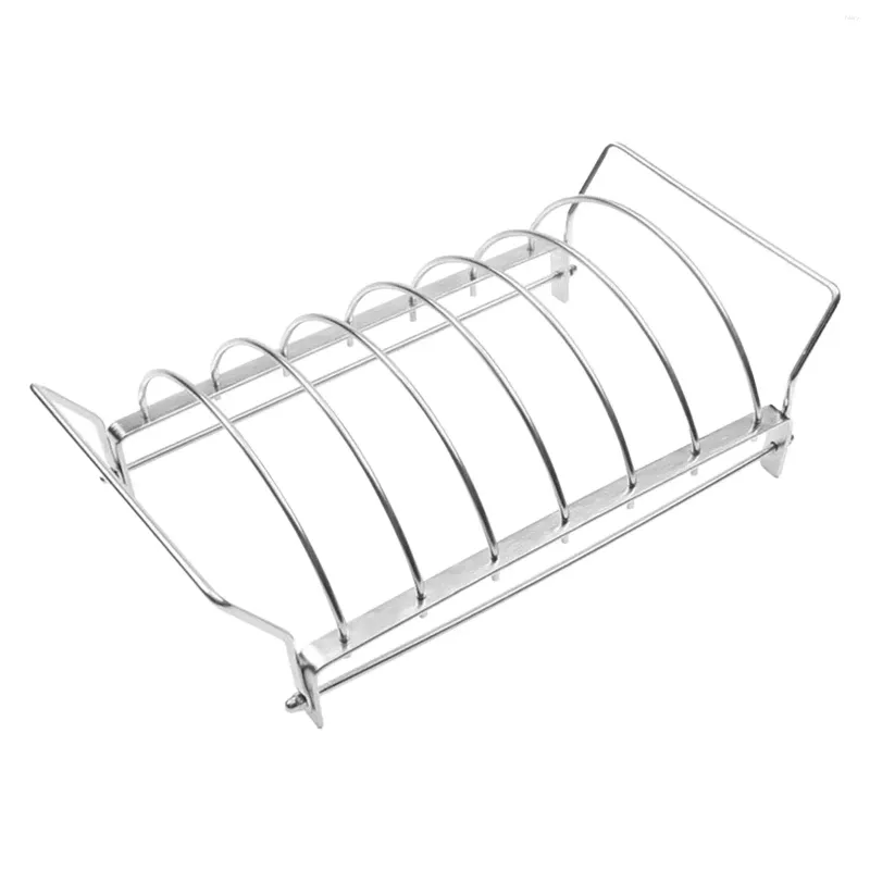 Tools Smoker Rack for Grilling Appareils réutilisables faciles à nettoyer sans bâton de poulet support support steak steak BBQ