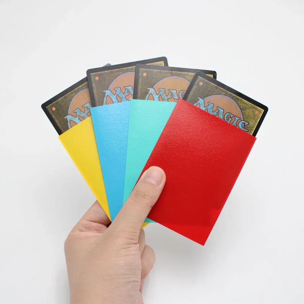 card sleeves 66x91 Amazon.com: 1200 Pack Card Sleeves, Matte Dual Trading Card Sleeves with  Opaque Back & Smooth Shuffle, Tear Resistant Card Protectors for MTG, TCG  and Game Cards (12 Colors) : Toys & Games main image 0