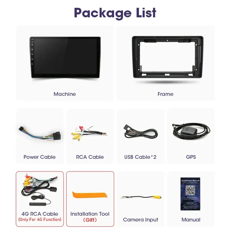 Radio Android 11.0 Para Fiat Ducato, Peugeot Boxer, Citroën Jumper - CarPlay, GPS, Pantalla Táctil