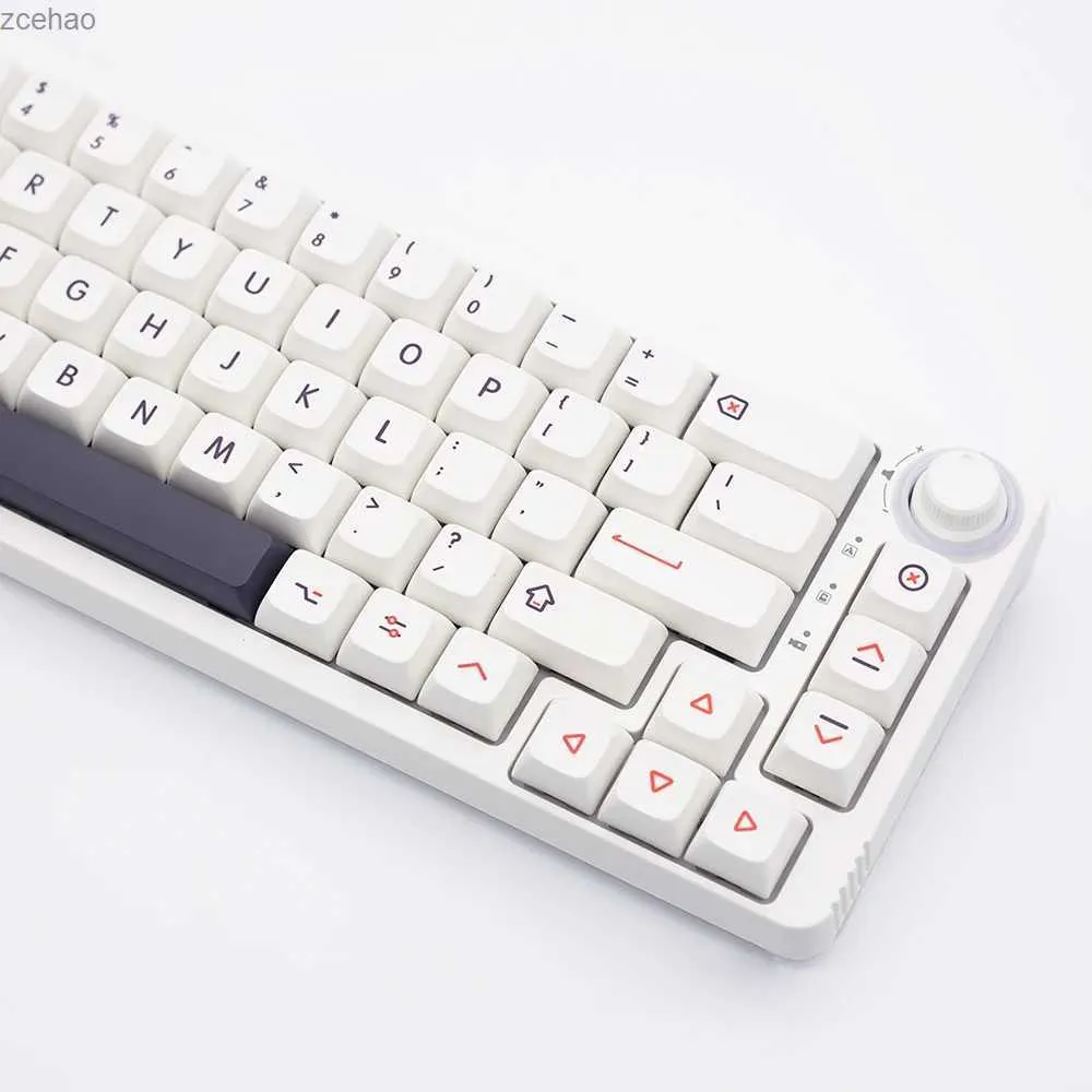 Claviers USLION 126 Clé XDA Profil PBT Couvercle clé rose blanc personnalisé anglais japonais russe mécanique clavier clés couverture de clés2404