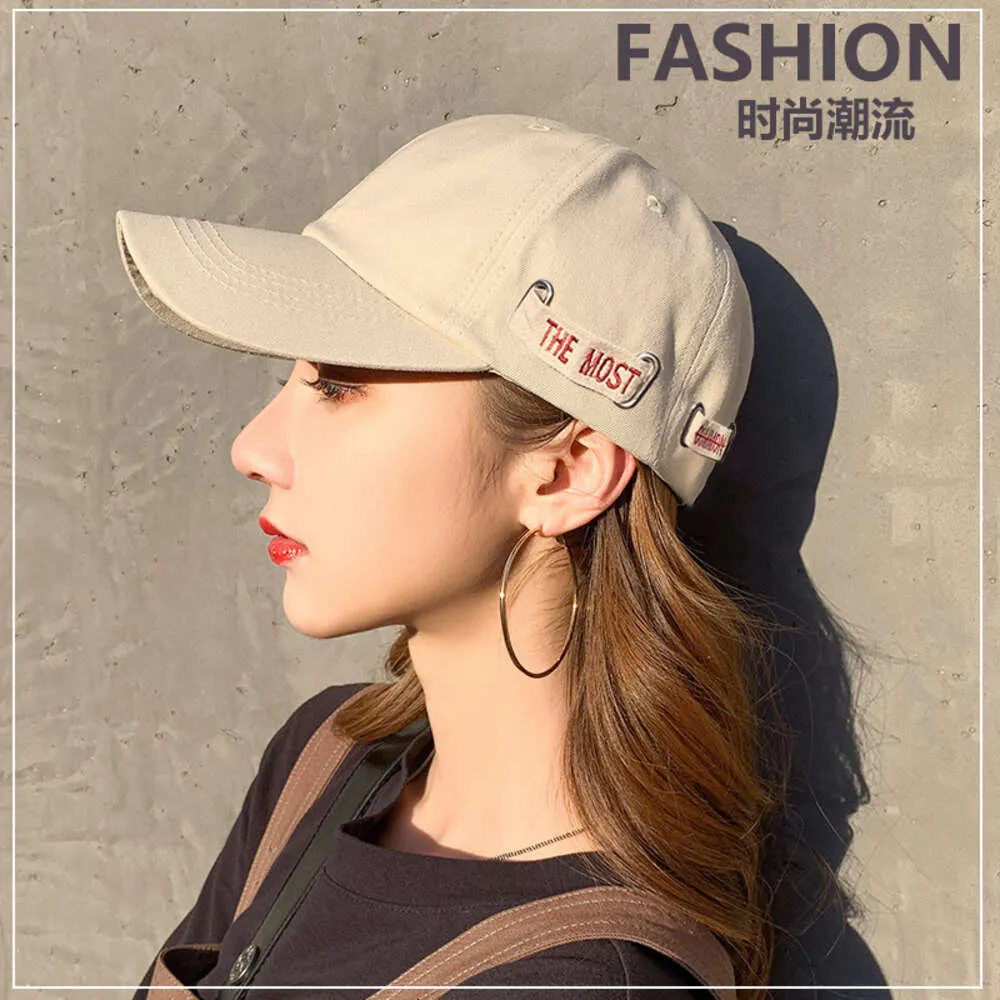 Baseball Cap Women Spring/Summer Outdoor Korean Edition Student Fashion Trendy Street Instagram Baseball for Men Protection and Sunshade Sun Hat