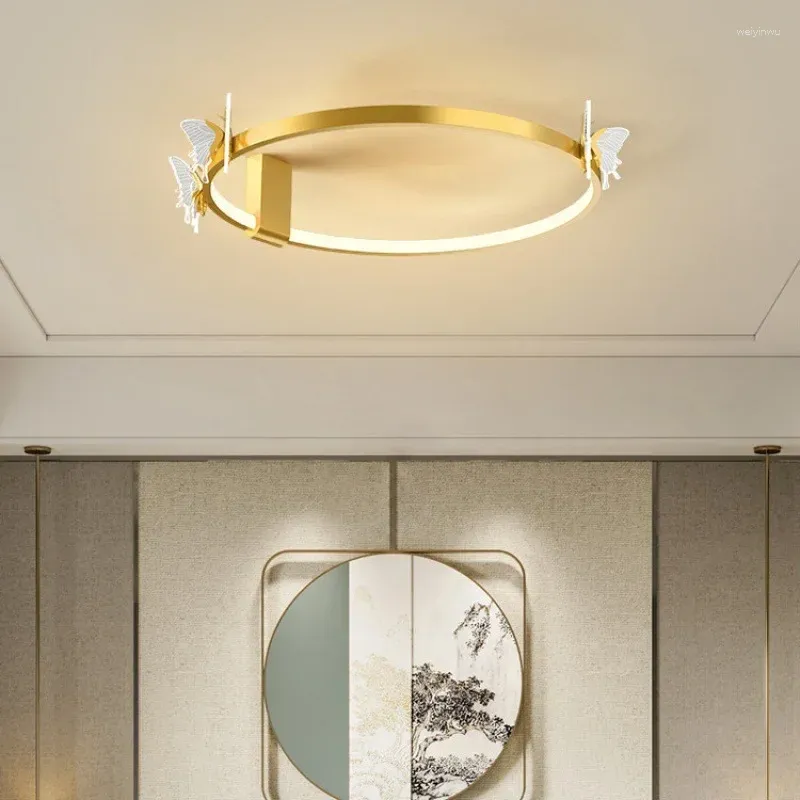 Louleurs de plafond LED moderne pour salon chambre à manger de cuisine anneaux d'éclairage