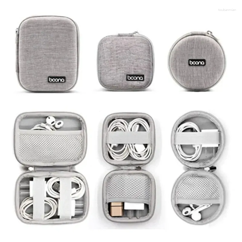 Storage Bags USB Cable Bag Earphone Organizer Data Wire Power Bank Charger Box Case Desk Item Products Accessories