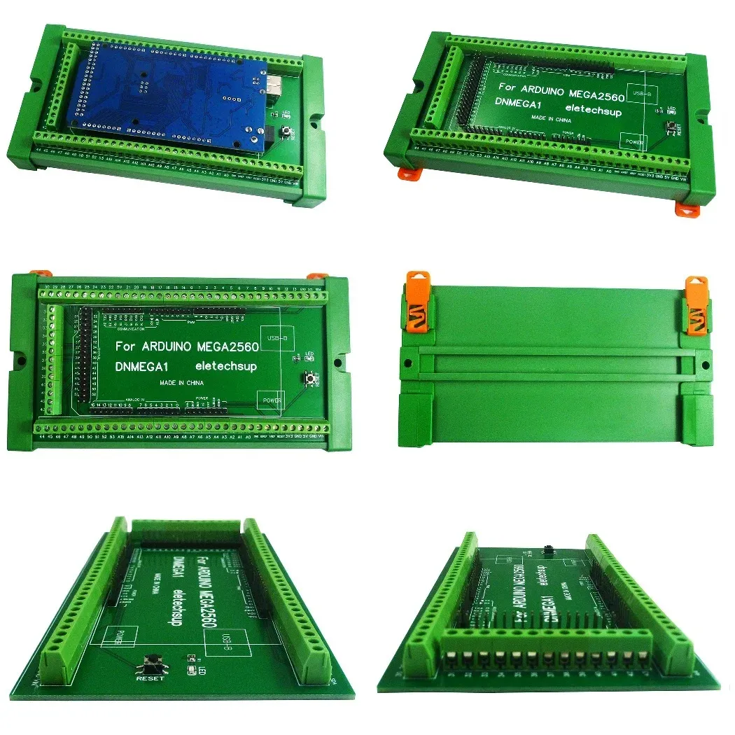 Din Rail Mount Mount Vint Terminal Block Module Din Pinboard для Arduino Uno/Mega2560/Nano/Pro Mini Board