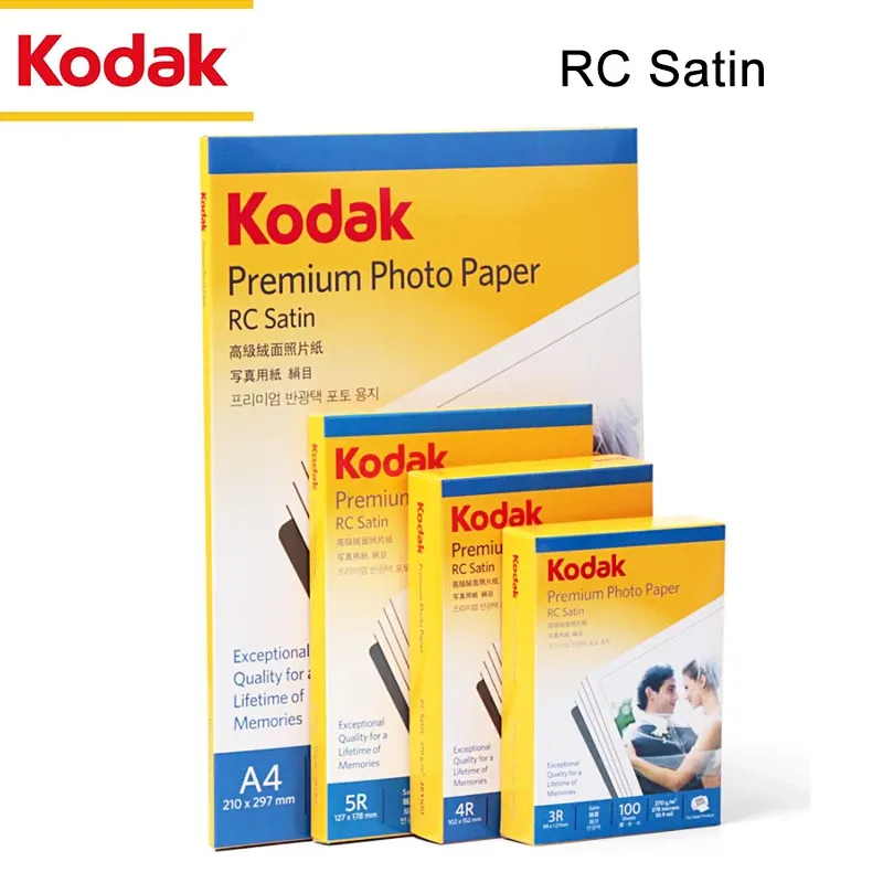 Lifestyle Kodak Premium Photo Paper Rc Satin 270gsm 6 Inch A4 Color Inkjet Printing Photo Album Instant Dry and Water Resistant