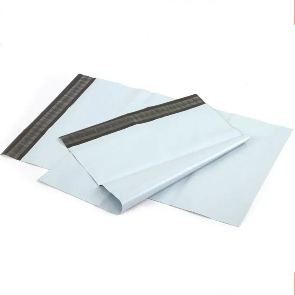20x26+4cm White Express Shipping Mailer Envelope Self Sealable Package Bag Self Adhesive Post Courier Mailer Plastic Mail Packing Pack Pouch