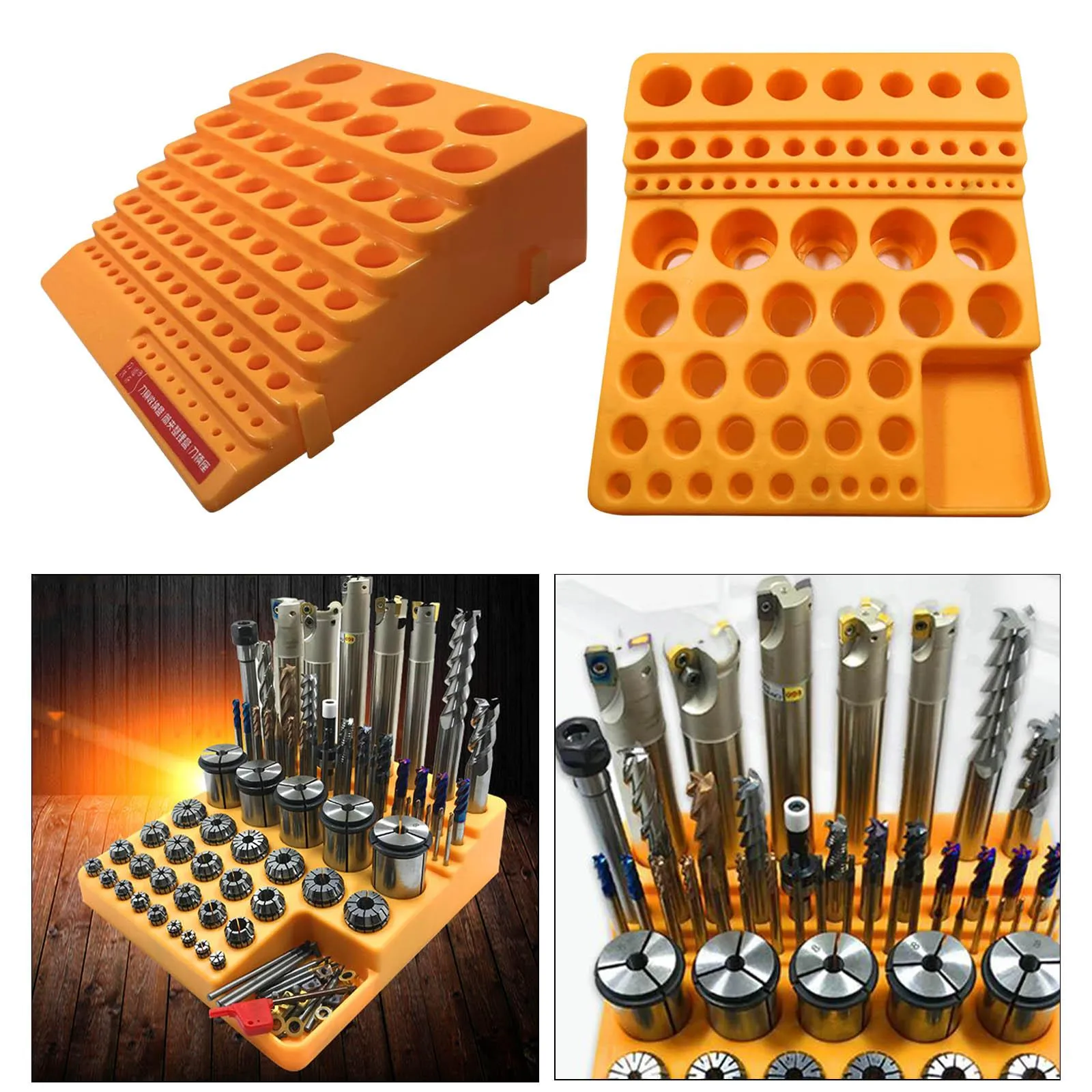 Drill Bit Holder & Screwdriver Bit Organizer Multifunctional Milling ...