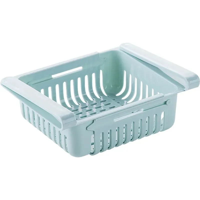 Organizzatore della cucina regolabile cucina in frigorifero portamette frigorifera cornice congedzer cassetti estraibile organizzatore Space Saver