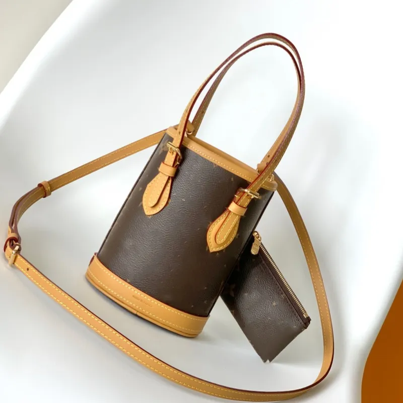 10A Nano Bucket Bag worka projektantka Torba Lou Vitt Retiro Crossbody Bag torebka Mini Bag Wysoka jakość torba na bicie 81489 Monopaname