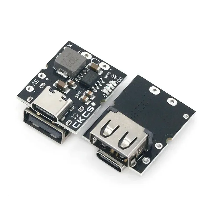 Tipo C USB 5V 2A BOOST CONVERTOR MODULO DE POWER MODULO DE LITÓRIA PLACA DE PROTEÇÃO DE PROTEÇÃO DE BATERIA DO LED