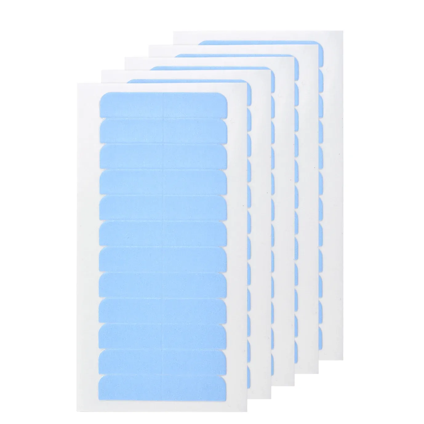 Comdian 36 PCS Waterproof Lace Tape For Hairpiece Wig Tape, Adhesive Double Sided Waterproof, Strong Hold Clear Lace Supports Toupees For Hair Extension Blue 1/2 - View #10