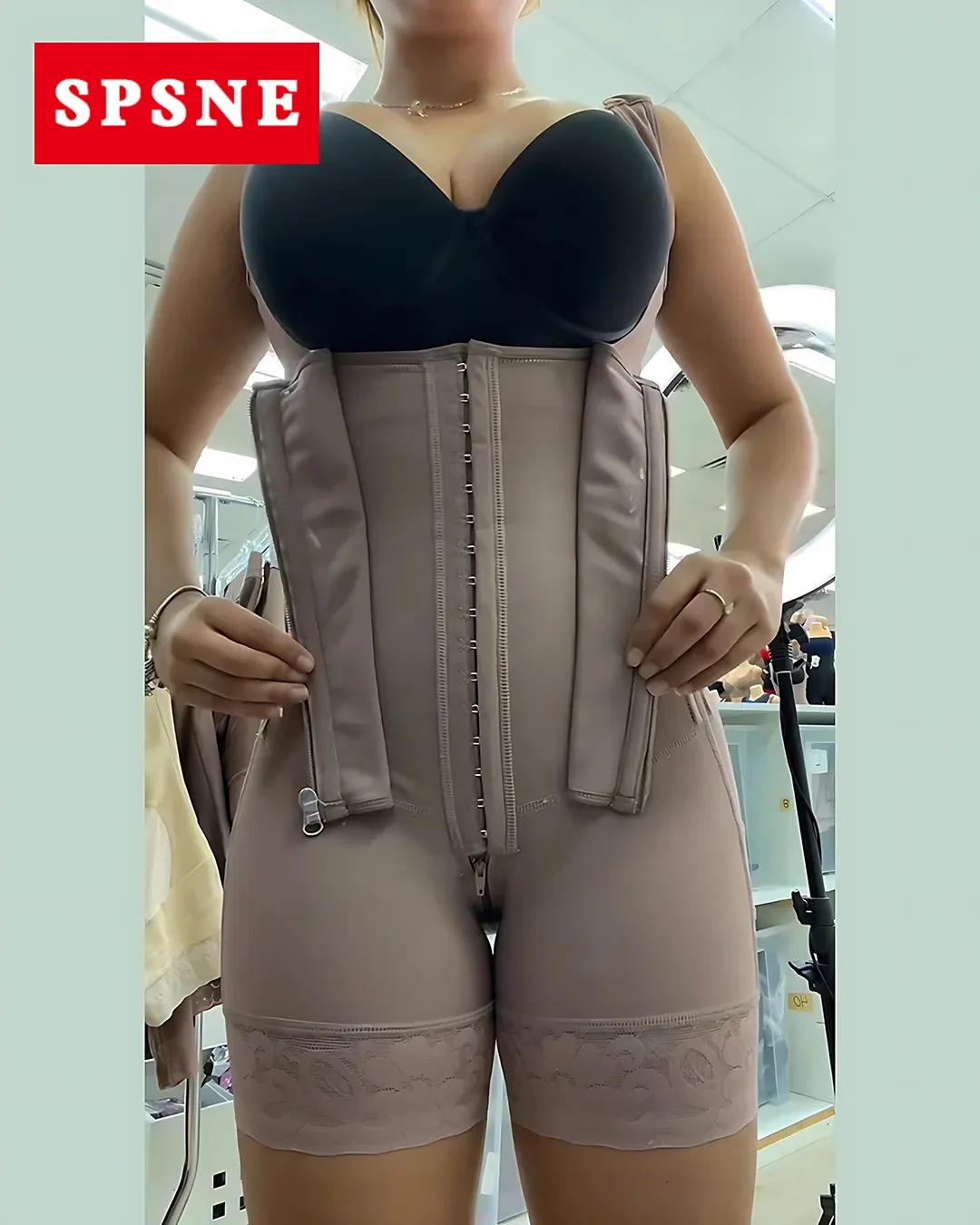 BBL Faja Extreme Belt Cintura ad alta compressione Tammella a compressione Tummia e sollevatura della coda dell'anca Colombianas Postoperatoria Sikms Girle 240323