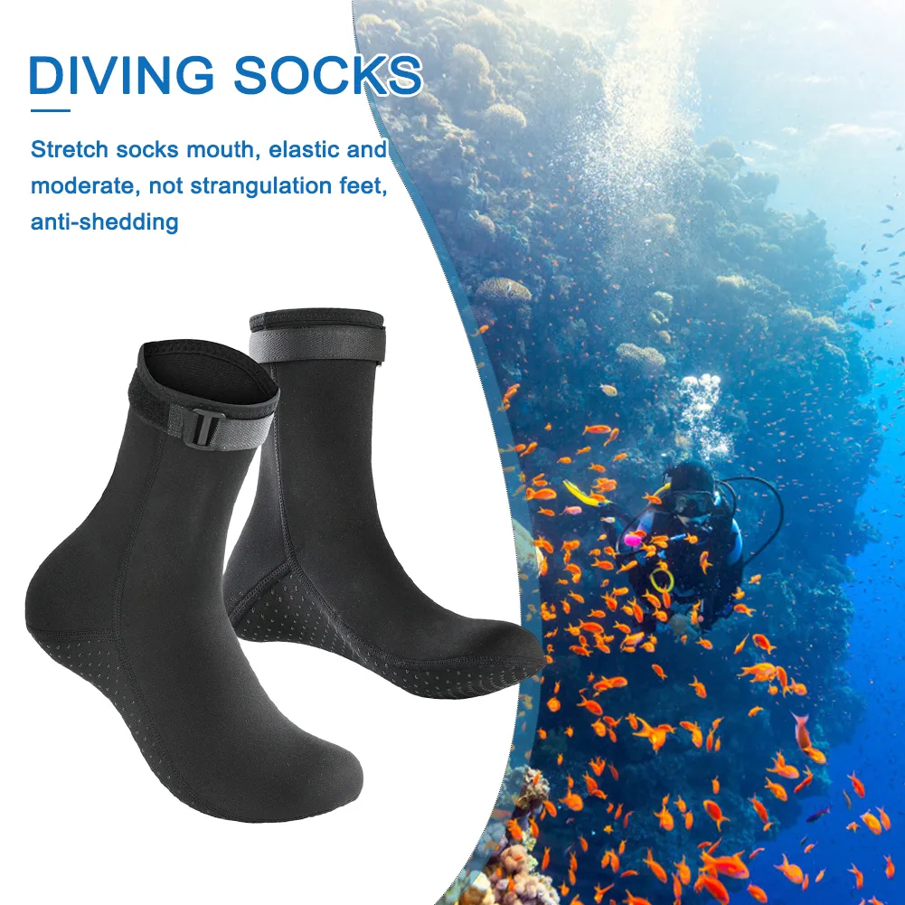 Kayaking Gloves 5MM Adults Rubber Diving Boots Outdoor Water Ski