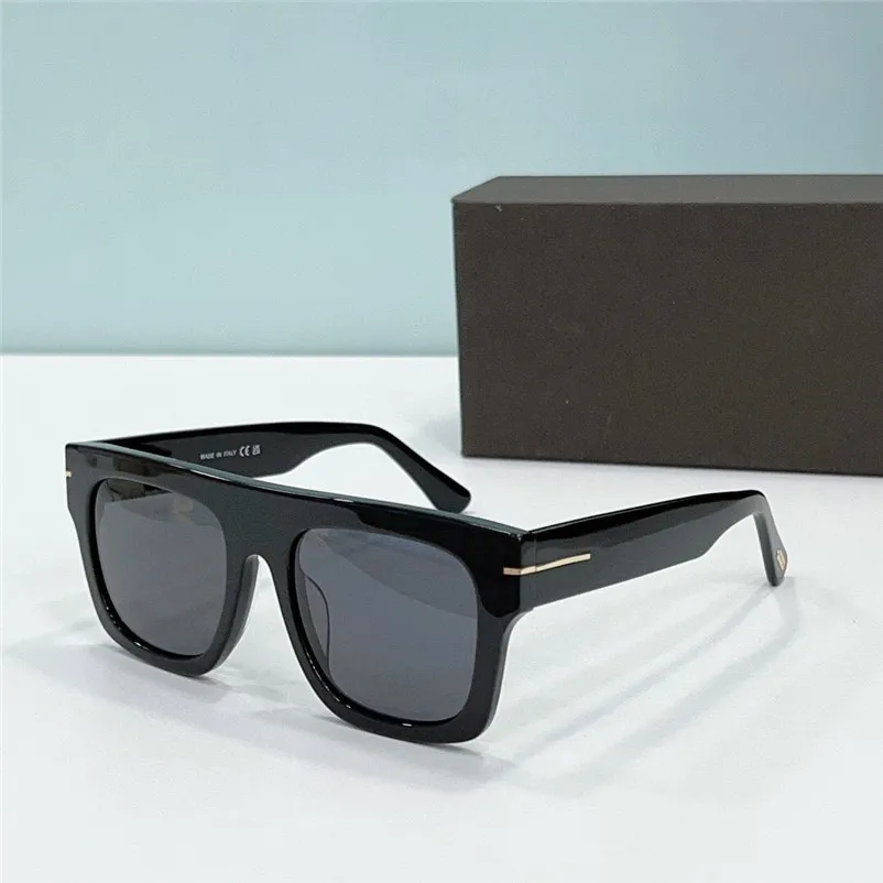 Neue Modedesign Sonnenbrille 0711 Square Frame Einfache und beliebte Verkaufsstil UV400 -Schutzbrille mit Box