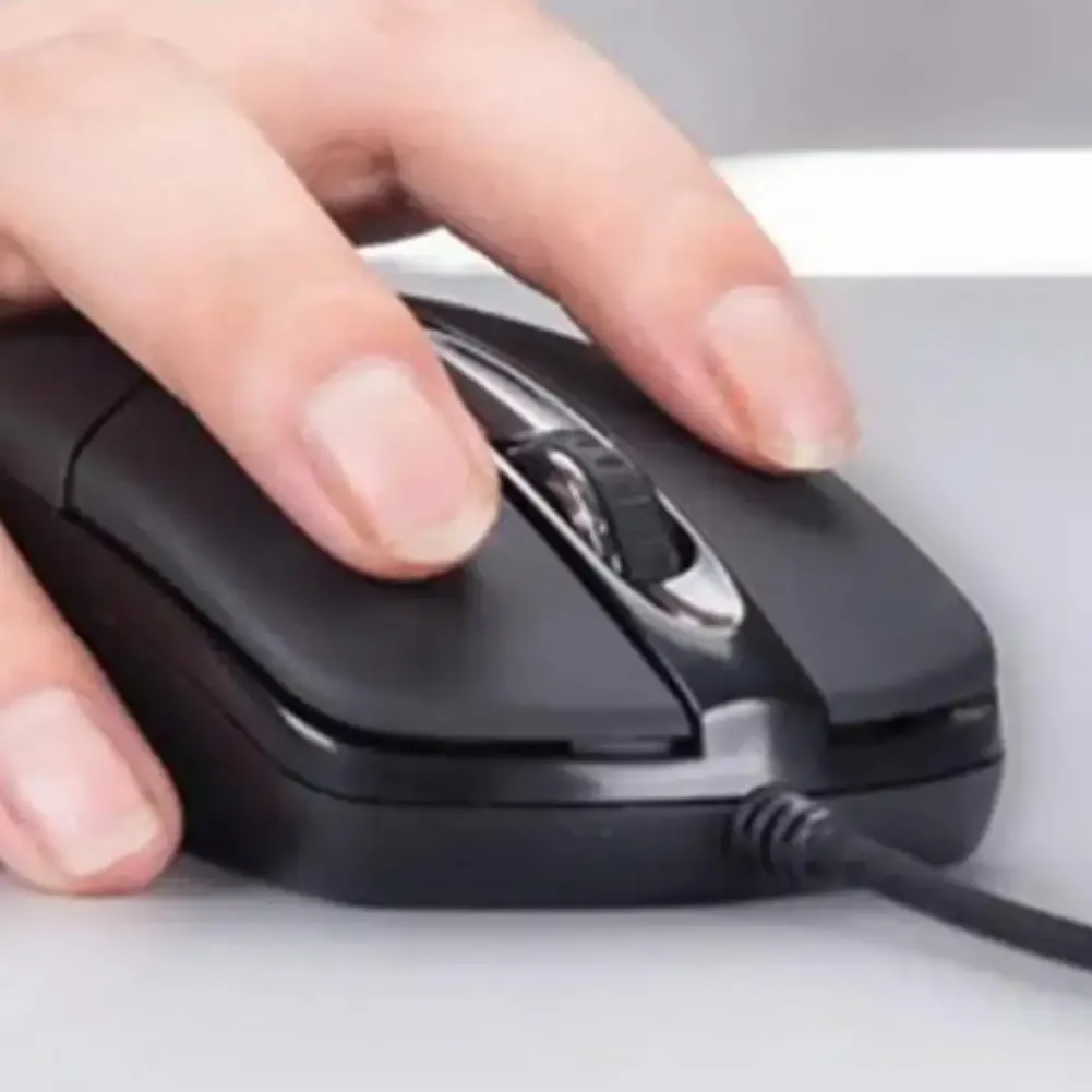 USB Wired Mouse 3 Buttons 1000DPI Low Latency Optical... From ...