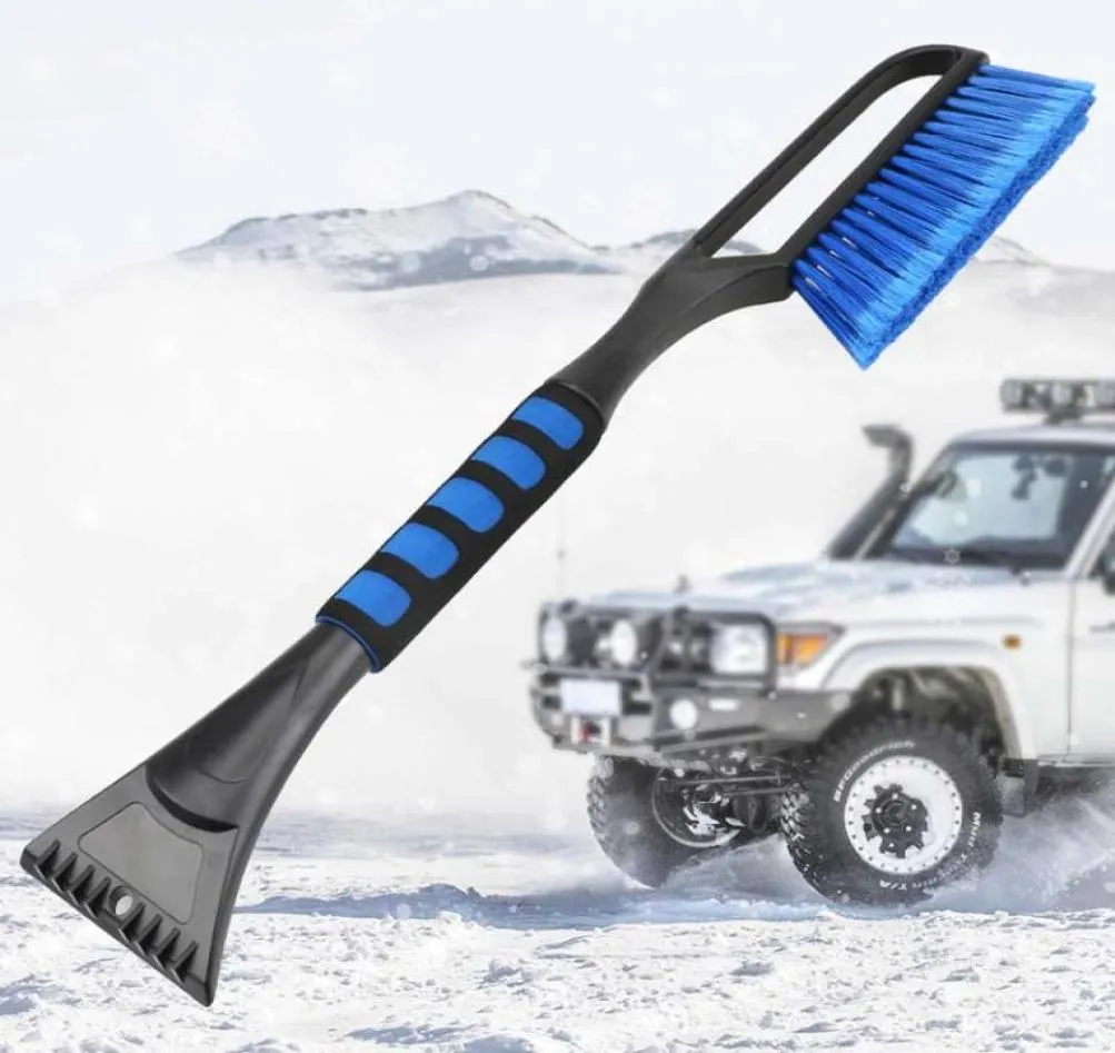 Universell fordon Ice Scraper Cleaner Tool Snow Borstes Shovel Borttagning Borste Vinterrengöringsverktyg Bilbil Buss Cross Country Rac7460760