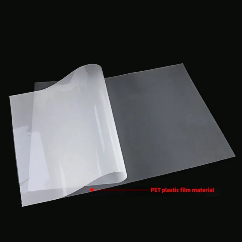 Papper 100 ark/pack A4 R4 6 tum 70misk termisk laminator flim pet+eva material 100 st/pack för foto/filer/kort/bildlaminering